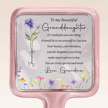 Load image into Gallery viewer, Personalized Handheld Mirror Custom Gift for Granddaughter