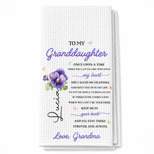 Load image into Gallery viewer, Personalized Kitchen Towel Custom Message for Granddaughter