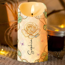 Load image into Gallery viewer, Personalized LED Candle Custom Name Gift for Granddaughter