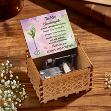 Load image into Gallery viewer, Personalized Wooden Music Box Custom Butterfly Design Gift for Granddaughter