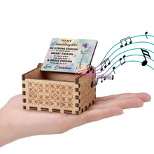 Load image into Gallery viewer, Personalized Music Box for Granddaughter Purple Flower Butterfly Gift