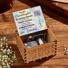 Load image into Gallery viewer, Personalized Wooden Music Box Custom Name Gift for Granddaughter