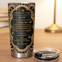 Load image into Gallery viewer, Personalized 20oz Stainless Steel Tumbler for Granddaughter - Birth Month Flower Design