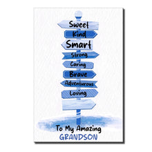 Load image into Gallery viewer, Personalized Custom Vertical Poster Gift for Granddaughter