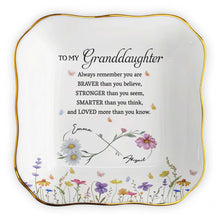 Load image into Gallery viewer, Personalized Jewelry Dish Custom Name Gift for Granddaughter