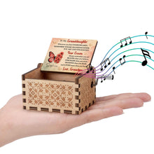Load image into Gallery viewer, Personalized Wooden Music Box Custom Gift for Granddaughter