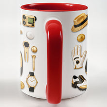 Load image into Gallery viewer, Personalized Golf Lover Accent Mug Custom Name Gift for Dad