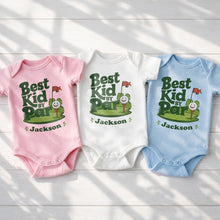 Load image into Gallery viewer, Personalized Custom Baby Onesie Best Kid By Par Gift for Golf Lovers