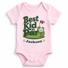 Load image into Gallery viewer, Personalized Custom Baby Onesie Best Kid By Par Gift for Golf Lovers