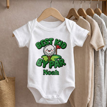Load image into Gallery viewer, Personalized Baby Onesie Custom Name Golf Design Gift for Kids