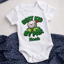 Load image into Gallery viewer, Personalized Baby Onesie Custom Name Golf Design Gift for Kids