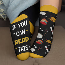 Load image into Gallery viewer, Personalized Graduation Crew Socks Custom Name Gift for Her