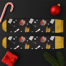 Load image into Gallery viewer, Personalized Graduation Crew Socks Custom Name Gift for Her