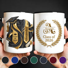 Load image into Gallery viewer, Personalized Custom Graduation Accent Mug Gift for Graduates