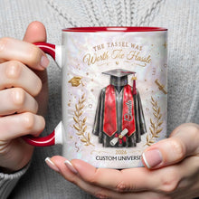 Load image into Gallery viewer, Personalized Graduation Accent Mug Custom Name Gift for Graduate