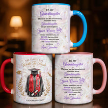 Load image into Gallery viewer, Personalized Graduation Accent Mug Custom Name Gift for Graduate