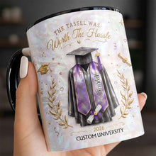 Load image into Gallery viewer, Personalized Graduation Accent Mug Custom Name Gift for Graduate