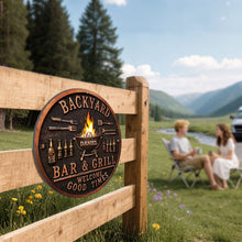 Load image into Gallery viewer, Personalized Metal Sign Custom Name Bar Grill Décor Gift