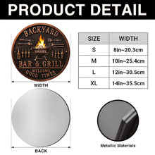 Load image into Gallery viewer, Personalized Metal Sign Custom Name Bar Grill Décor Gift