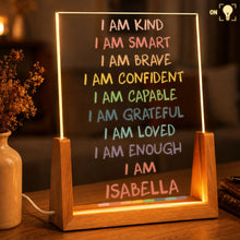 Load image into Gallery viewer, Personalized Acrylic Night Light Custom Name for Kids Gift
