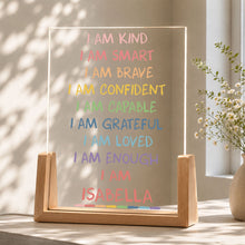 Load image into Gallery viewer, Personalized Acrylic Night Light Custom Name for Kids Gift