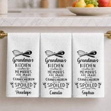 Load image into Gallery viewer, Personalized Kitchen Towel Custom Name Gift for Grandma