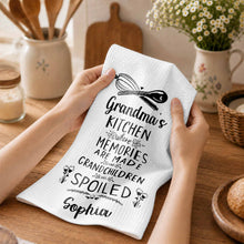 Load image into Gallery viewer, Personalized Kitchen Towel Custom Name Gift for Grandma
