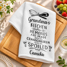Load image into Gallery viewer, Personalized Kitchen Towel Custom Name Gift for Grandma