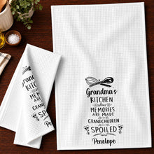 Load image into Gallery viewer, Personalized Kitchen Towel Custom Name Gift for Grandma