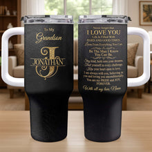 Load image into Gallery viewer, Personalized 40oz Insulated Tumbler Custom Name Gift for Grandson