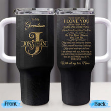 Load image into Gallery viewer, Personalized 40oz Insulated Tumbler Custom Name Gift for Grandson