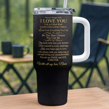 Load image into Gallery viewer, Personalized 40oz Insulated Tumbler Custom Name Gift for Grandson