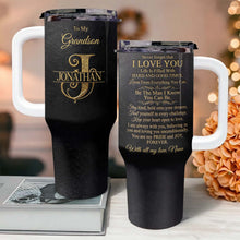 Load image into Gallery viewer, Personalized 40oz Insulated Tumbler Custom Name Gift for Grandson