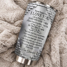 Load image into Gallery viewer, Personalized 20oz Stainless Steel Tumbler for Grandson Gift