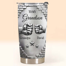 Load image into Gallery viewer, Personalized 20oz Stainless Steel Tumbler for Grandson Gift