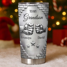 Load image into Gallery viewer, Personalized 20oz Stainless Steel Tumbler for Grandson Gift