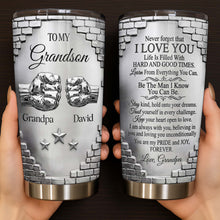Load image into Gallery viewer, Personalized 20oz Stainless Steel Tumbler for Grandson Gift
