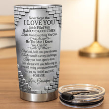 Load image into Gallery viewer, Personalized 20oz Stainless Steel Tumbler for Grandson Gift