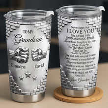 Load image into Gallery viewer, Personalized 20oz Stainless Steel Tumbler for Grandson Gift