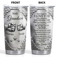 Load image into Gallery viewer, Personalized 20oz Stainless Steel Tumbler for Grandson Gift