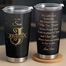 Load image into Gallery viewer, Personalized Stainless Steel Tumbler Custom Name Gift for Son