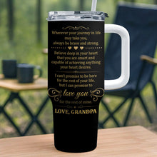 Load image into Gallery viewer, Personalized 40oz Tumbler Custom Name Gift for Grandson