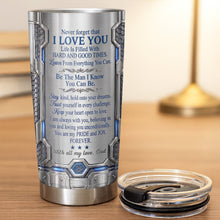 Load image into Gallery viewer, Personalized Stainless Steel Tumbler Custom Name for Son Gift