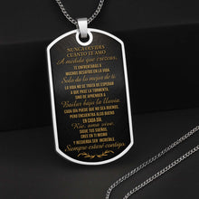 Load image into Gallery viewer, Custom Dog Tag Necklace Personalize Name for Grandson Gift