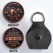 Load image into Gallery viewer, Personalized Pocket Hug for Grandson Custom Message Gift