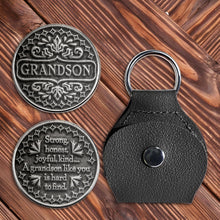 Load image into Gallery viewer, Personalized Pocket Hug Token Custom Message Gift for Grandson