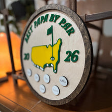 Load image into Gallery viewer, Personalized Golf Ball Plaque Custom Gift for Dad, Grandpa