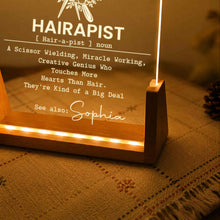 Load image into Gallery viewer, Personalized Acrylic Night Light Custom Name Gift for Stylist