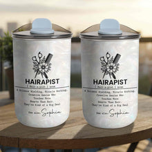 Load image into Gallery viewer, Personalized Floral 10oz Tumbler Custom Hair Stylist Gift