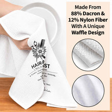 Load image into Gallery viewer, Personalized Kitchen Towel for Hair Stylist Gift | Funny Hairapist Design